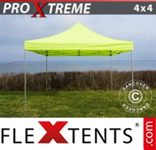 Tonnelle pliante FleXtents Xtreme 4x4m Néon jaune/vert