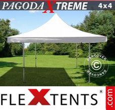 Tonnelle pliante FleXtents Pagoda Xtreme 4x4m / (5x5m) Blanc