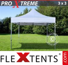 Tonnelle pliante FleXtents Xtreme 3x3m Blanc