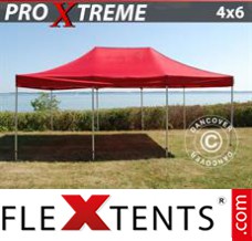 Tonnelle pliante FleXtents Xtreme 4x6m Rouge