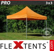 Tonnelle pliante FleXtents PRO 3x3m Orange